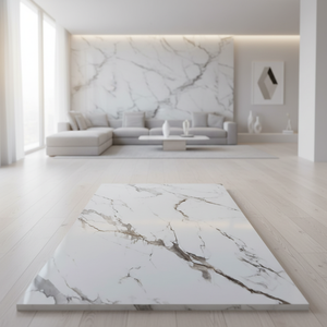High Glossy 1220x3000mm 4mm WPC <strong>Wall</strong> <strong>Panel</strong> / 3D Printed Marble UV Sheet Classic <strong>Waterproof</strong> Design <strong>for</strong> Household &amp; Hotel Use - Product Image 3