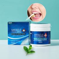 Polvo Abrasivo para Blanquear los Dientes, Elimina las Manchas de Café y Humo, para un Sonrisa Brillante Antes de una Conferencia Empresarial Formal