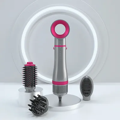 2024 Newest Interchangeable Hot Air Brush Professional Volumizing Stronger Brush 5 In 1 Hot Air Brush