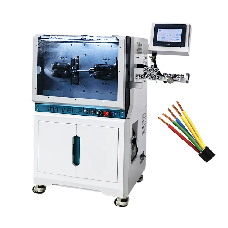Data cable making machine for cutting and stripping cable machine cable manufacturing equipment