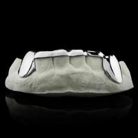 Grillz personnalisés Hip Hop Top Punk Iced Out VVS Moissanite pour dents, ensemble en argent sterling 925, bijoux unisexe pour rappeur