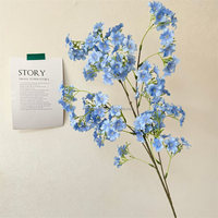 E-704 Branche de Gypsophile Artificielle Faite à la Main, Longue Tige, Fleur Artificielle Souffle de Bébé pour la Fête des Mères