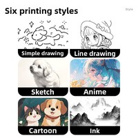 Mini Impresora Térmica Creativa con IA e Interfaz USB, Papel de 57 mm - Juguete Divertido y Regalo Inteligente para Niños