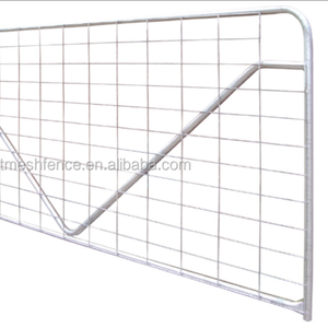 GALVANISED 7 RAIL GALVANISED METAL FARM FIELD SECURITY <strong>GATES</strong> - Product Image 1