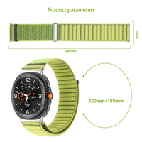 Ademende Nylon Band Voor Samsung Galaxy Horloge 8 44Mm 40Mm Sport Horlogeband Correa Horloge 8 Klassieke Band
