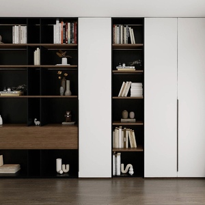 Meubles de bureau et scolaires modernes, bibliothèque, étagère de rangement, étagères à double face - Product Image 4