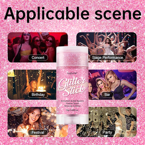 <span class=keywords><strong>Glitter</strong></span> per il Corpo Personalizzato, Polvere Glitterata <span class=keywords><strong>Rosa</strong></span> Scintillante per Illuminare il Corpo - Product Image 5