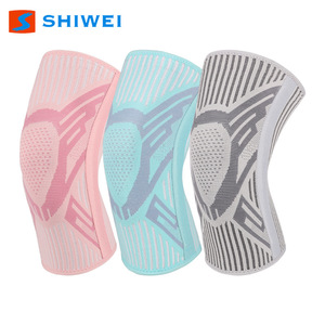 Shiwei <b>Knee</b> <b>Brace</b> Knitted Breathable Unisex <b>Support</b> for Basketball Running Football Badminton Soccer Protection - Product Image 5