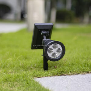 Lampe solaire de <span class=keywords><strong>jardin</strong></span> à capteur de mouvement Lampe solaire de <span class=keywords><strong>jardin</strong></span> Applique murale LED extérieure 4W ABS Monté <span class=keywords><strong>au</strong></span> <span class=keywords><strong>sol</strong></span> - Product Image 1