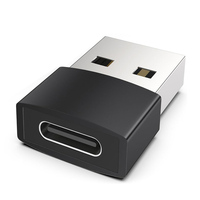 Adaptor USB2.0 Male ke Type C Female Harga Pabrik, Adaptor USB 3.1 OTG, Konverter Data Cabo Adaptador OTG