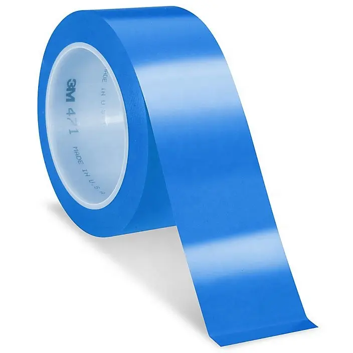 3m 471 Vinyl Tape Rubber Adhesive Color Polyethylene Floor Vinyl 3m Marking Tape for Ground Safety Signs