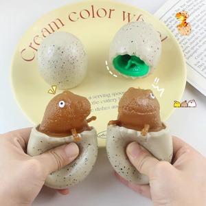 Juguete de Huevo de Dinosaurio Adorable para Apretar, Juguete Antiestrés Blandito Novedoso de Dinosaurio que Respira para Aliviar el Estrés, para Adultos, Niños, Regalos para la Oficina y el Escritorio - Product Image 5