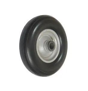 S-S Flat Free Tubeless Foam PU Wheel Rib Pattern 8 Inch 200 Mm