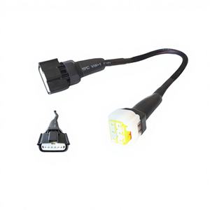 Certificcertified OEM kabel kustom Harness Molex MX150 6 Pin konektor perempuan ke frikawa 6 Pin konektor perempuan FW-C-6F-B - Product Image 1