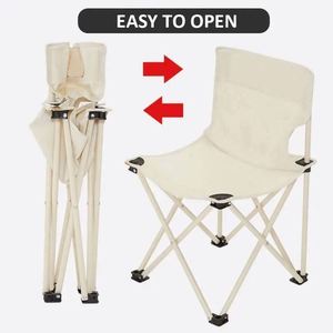 High Quality Metal Frame Custom Design Logo Printed Picnic Beach Chair - Product Image 5