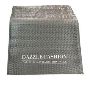 Enveloppes rembourrées à bulles noires, avec Logo personnalisé, emballage en mat, pour les vêtements, 50 pièces - Product Image 6