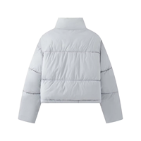 Vestes matelassées d'hiver épaisses et chaudes pour femmes, modèle 2026, avec logo personnalisé OEM/ODM, style bomber, pour l'extérieur