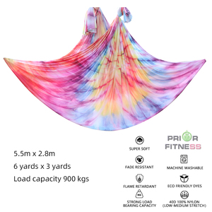 Bộ Võng Tập Yoga Trên Không, Võng XÍCH ĐU Nylon Màu Chuyển Sắc 5.5M X 2.8M 6Yards 40D - Product Image 2