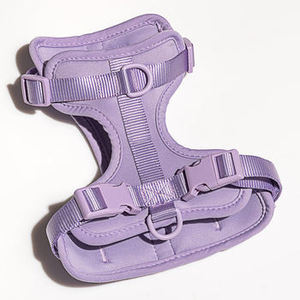 ドレスドレスドレスカスタムロゴ高級デザイナーPVCネオプレンペットベスト犬用リードカラーハーネスリーシュセット - Product Image 1