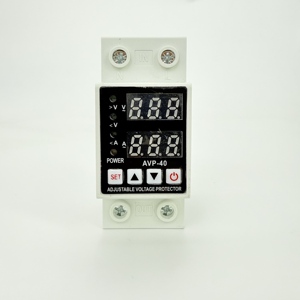 Protecteur de tension réglable à <span class=keywords><strong>récupération</strong></span> automatique monophasé 220V AC 50/60Hz, disjoncteur en cuivre 40/63A avec protection contre les surcharges - Product Image 2
