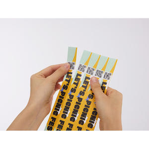 [AnyWristband] Bracelets recyclables en TYVEK entièrement colorés, type connecté 25 mm (1 pouce) pour contrôle d'accès - Product Image 1