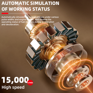 OEM 220V 2 cilindros ultrasónico inyector limpiador Máquina 2-en-1 limpieza para motocicleta herramienta <span class=keywords><strong>de</strong></span> diagnóstico por Especificación <span class=keywords><strong>de</strong></span> fábrica - Product Image 5