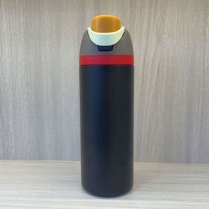Nueva Botella de Agua Térmica Portátil de Acero Inoxidable Ecológica de Doble Pared de 32oz, con Tapa Abatible, para Frutas, Venta Caliente 2025 - Product Image 2