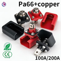 Connecteurs de batterie haute intensité 1 broche en cuivre, borniers de batterie, connecteur à ressort pour vélo électrique, connecteur circulaire solaire PV