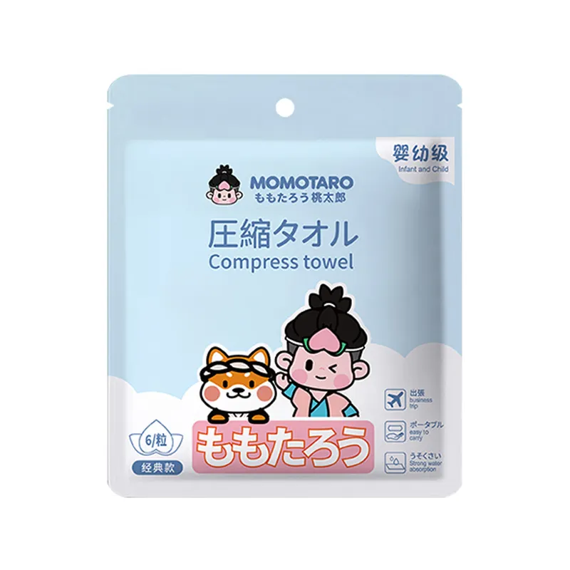Momotaro Compress towel High quality factory price large size magic towel compressed tablet mini compressed towel