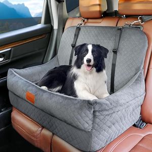 Asiento <span class=keywords><strong>de</strong></span> <span class=keywords><strong>Coche</strong></span> para Perros Medianos <span class=keywords><strong>de</strong></span> Alta Calidad, Fácil <span class=keywords><strong>de</strong></span> Instalar con Correas Ajustables y Base Antideslizante <span class=keywords><strong>de</strong></span> Material <span class=keywords><strong>de</strong></span> Algodón para Automóviles - Product Image 1