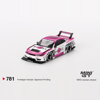 En stock, modèle de voiture RC MIini GT 1/64 Nissan S15 SILVIA LB-Super Silhouette # 781