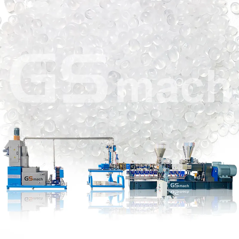 300-500 kg/saat EVA TPR TPE sualtı Pelletizer plastik granülatör hattı EVA granül yapma makinesi