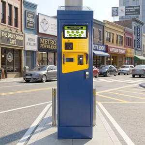 ที่จอดรถเมตรสำหรับขายสมาร์ทซิตี้ระบบไฟฟ้า E-parking อุปกรณ์โครงสร้างพื้นฐานถนน - Product Image 1