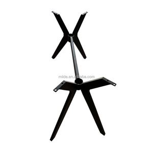 Patas de mesa de Metal industriales antiguas personalizadas para mesa de comedor de mármol de madera Bases de mesa de hierro fundido para tapas de granito - Product Image 4