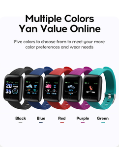 <span class=keywords><strong>Pulsera</strong></span> <span class=keywords><strong>Inteligente</strong></span> <span class=keywords><strong>Deportiva</strong></span> 116 <span class=keywords><strong>Plus</strong></span>, Monitor de Ritmo Cardíaco, Resistente al Agua IP67, Reloj <span class=keywords><strong>Inteligente</strong></span> <span class=keywords><strong>D13</strong></span> para Android e iOS - Product Image 6