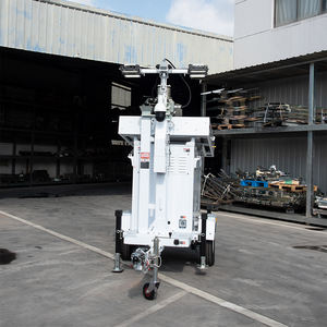 Tour légère mobile solaire du mât 7m télescopique résistant au feu LED pour des opérations de lutte contre l'incendie - Product Image 5