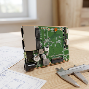 การบำบัดพื้นผิว ENIG 5G IoT Router PCBA GF210 บอร์ดเครือข่ายอุตสาหกรรมขนาดกะทัดรัด - Product Image 2