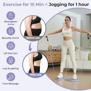 RS Twisting Board Ab Twister Board Waist Twister Machine con bandas de resistencia Disco de torsión de cintura para <span class=keywords><strong>ejercicio</strong></span> Core Ab - Product Image 6