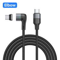 Cable de Carga Rápida Magnético Tipo-C de 240W con Construcción de Aluminio y Nailon y Conductor de Cobre Puro para Teléfonos Android