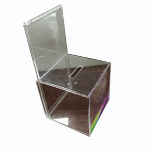 Phong Cách Hiện Đại Rõ Ràng Minh Bạch PMMA Đồng Xu Tiền Trường Hợp Nhà Máy Tùy Chỉnh Thân Thiện Với Môi Có Thể Tái Chế Sang Trọng Acrylic Tặng Hộp Đăng - Product Image 1