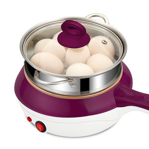 Sartén eléctrica mini Lingrui XB-3106 de 700W, de acero inoxidable, multifuncional, para cocinar huevos y preparar desayunos. - Product Image 2