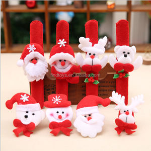 LED parpadeante santa claus brillante pulsera <span class=keywords><strong>de</strong></span> <span class=keywords><strong>mano</strong></span> bofetada luz palmaditas círculo para Navidad - Product Image 3