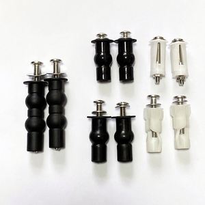 Herrajes de Montaje Universales para Asientos de Inodoro, Pernos de Expansión de Goma y Tornillos de Expansión de Nailon para Tapas de Inodoro - Product Image 1