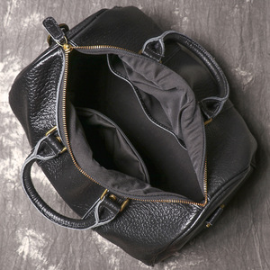 Bolsa de Viaje de Cuero para Hombre, Diseño Retro Vintage Simple, Bolsa de Lona Noble con Cierre de Cremallera para Viajes - Product Image 6