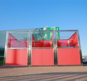 Paslanmaz çelik açık ev evcil hayvan kafesi köpek kulübesi profesyonel yatılı - Product Image 6