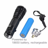 Pour Ultrafire haute puissance T6 LED lampe de poche tactique en alliage d'aluminium USB Rechargeable IP55 étanche