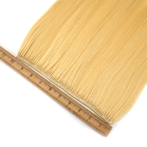 การยืดผมแบบไม่ทอที่มองไม่เห็นขน100% ต่อผมมนุษย์แท้เรมี่ผมขนนก100% จริง - Product Image 6