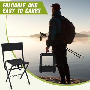 Silla de Camping de aluminio portátil de diseño moderno para adultos, silla de pesca plegable para exteriores de verano, tela Oxford para caza y pesca - Product Image 4