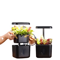 Jardinière intelligente pour décor à la maison Jardinière d'intérieur pour herbes aromatiques Systèmes de culture hydroponique Jardinière lumineuse intelligente à led