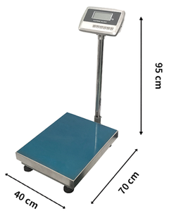 Wägezelle <span class=keywords><strong>100kg</strong></span> mit Lastsensor Elektronische Waage Wiegewaagen Hochleistungs-Waage Plattformwaage - Product Image 1